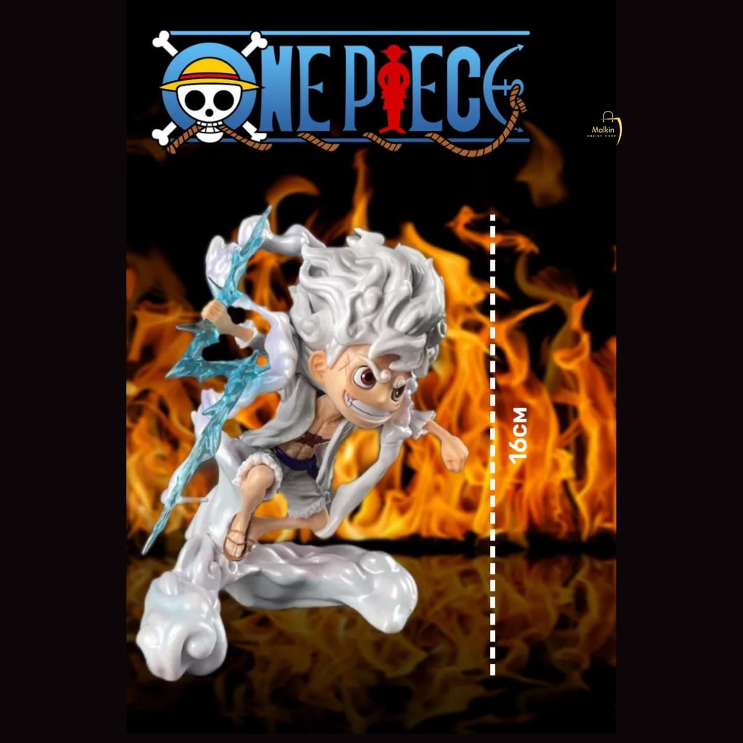 Luffy Gear 5 Action Figure, 16 CM
